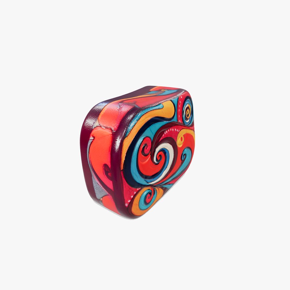 Colorful Swirls Doormat Model Pack